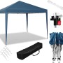 WOLTU Pavillon Pop-Up Wasserdichter Sonnenschutz 3 x 3 m Blau_4