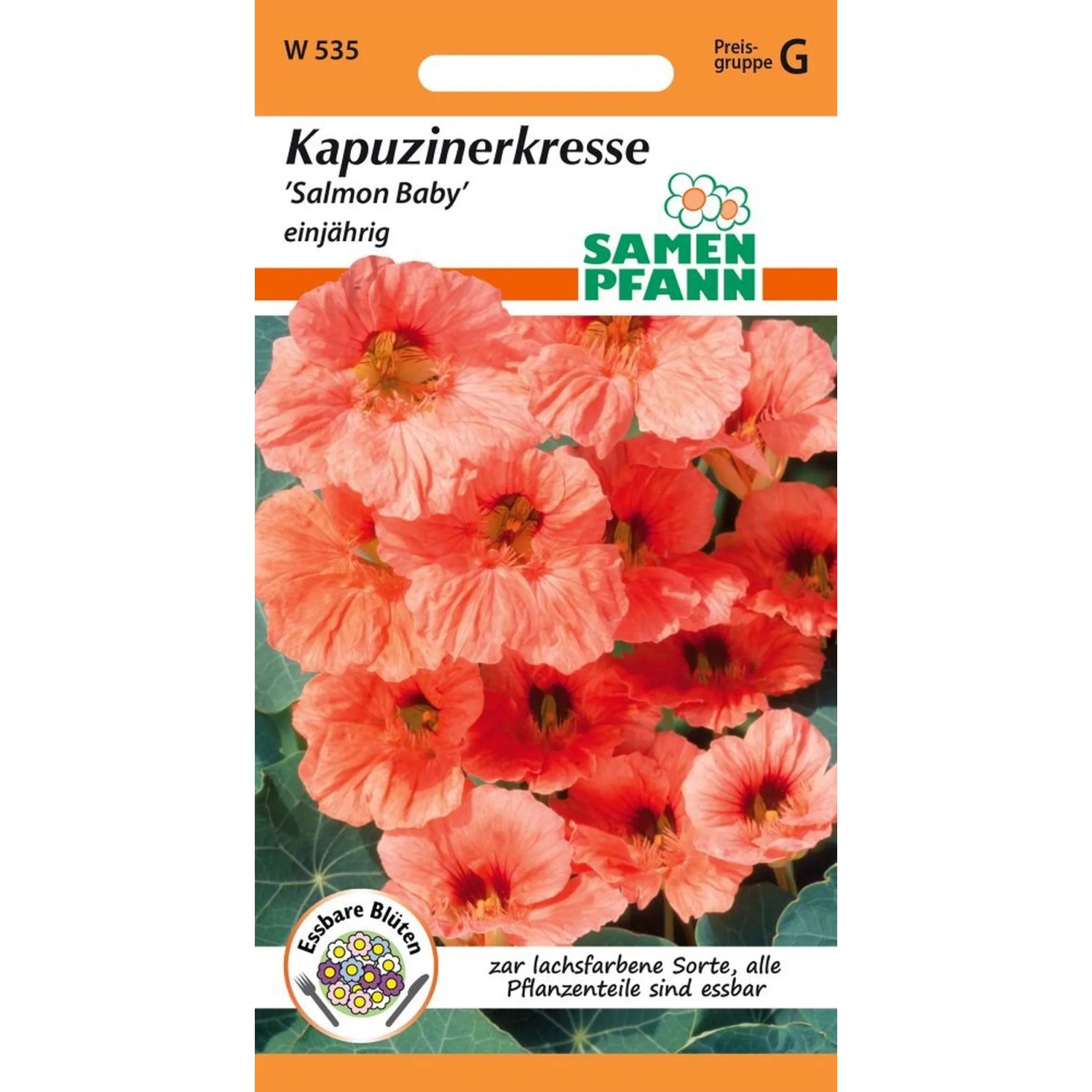 SAMEN PFANN Kapuzinerkresse Salmon Baby
