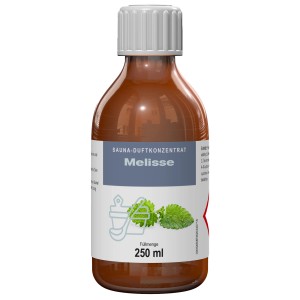 Eilo Sauna Duftkonzentrat Melisse, 250ml Flasche für Saunaöfen & Zubehör.