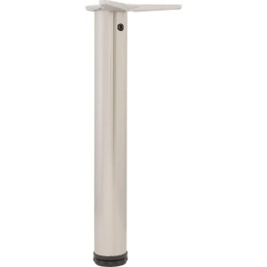 vasalat Set Camar Tischfuß Höhenverstellbar Rund Stahl Verchromt 1.100-1.130 mm