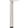 vasalat Set Camar Tischfuß Höhenverstellbar Rund Stahl Verchromt 1.100-1.130 mm