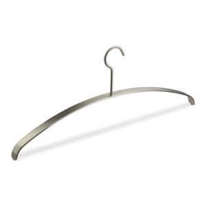 SOTECH Design Kleiderbügel mit Haken 455 x 185 x 20 mm Edelstahl für Kleiderstangen Bis Ø30 mm