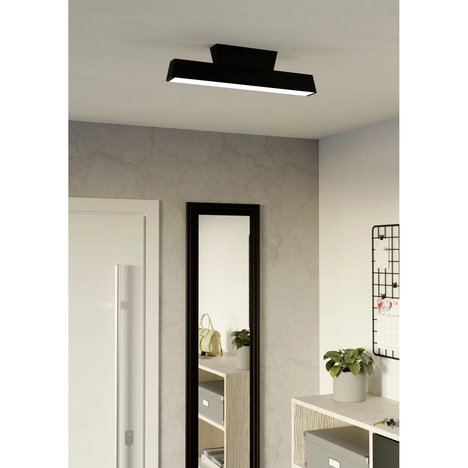 Eglo LED-Deckenleuchte Simolaris-Z 16 W Schwarz Weiß_3
