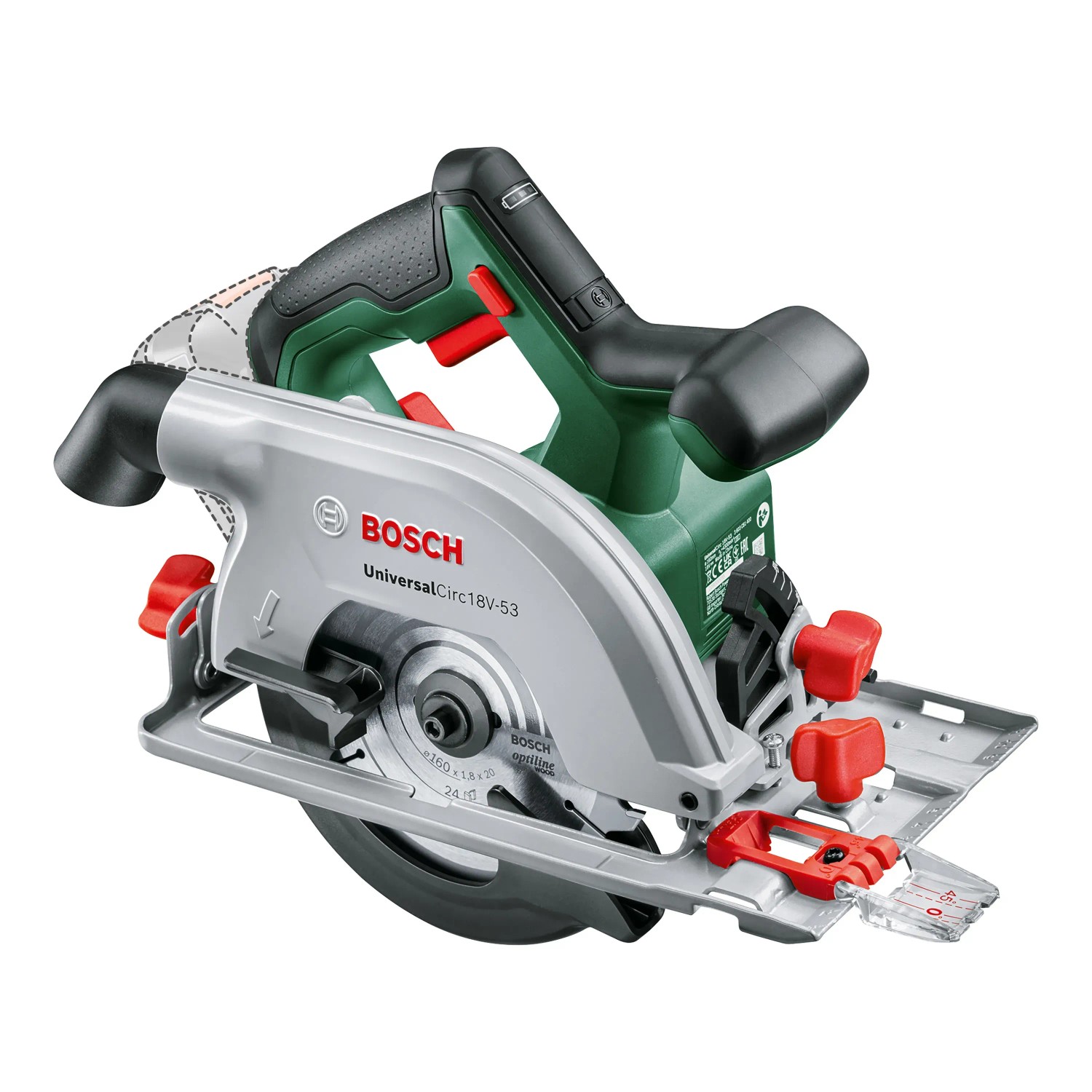Bosch Akku-Kreissäge UniversalCirc 18V-53 Solo bei OBI