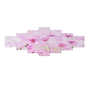 MCW Leinwandbild H375 XL Blumen 7-tlg.