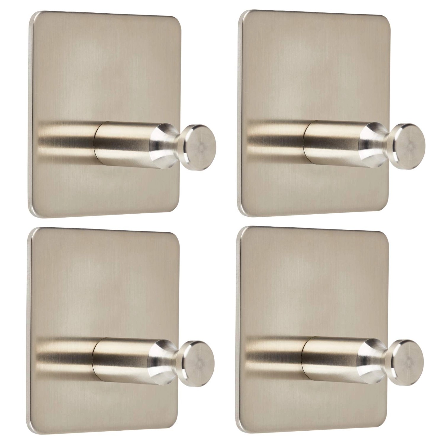 SOTECH 4er Set Garderobenhaken ARIA II Edelstahl Selbstklebend günstig online kaufen