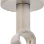Mydeco Gardinenstange Deckenhalterung Klassik, Edelstahl-Optik, für 1,6 cm Stangen.