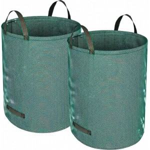TTL GARDEN Gartensack 500 L 2er Set – Extra Großer Laubsack Selbststehend Mit Doppeltem Boden Für Gartenabfall