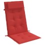 vidaXL Hochlehner-Auflagen 6 Stk Rot Oxford-Gewebe 361894_6