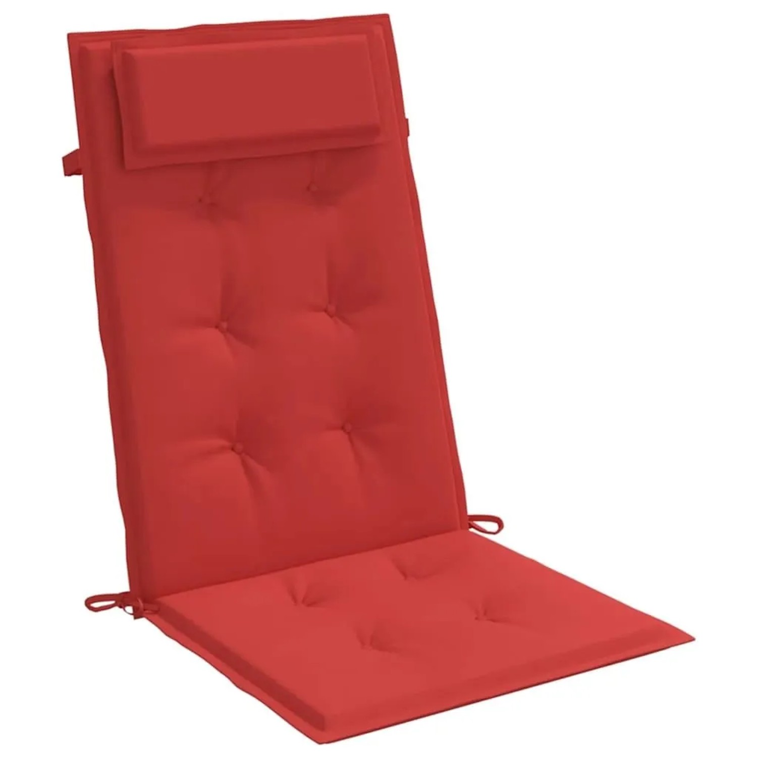 vidaXL Hochlehner-Auflagen 6 Stk Rot Oxford-Gewebe 361894_6