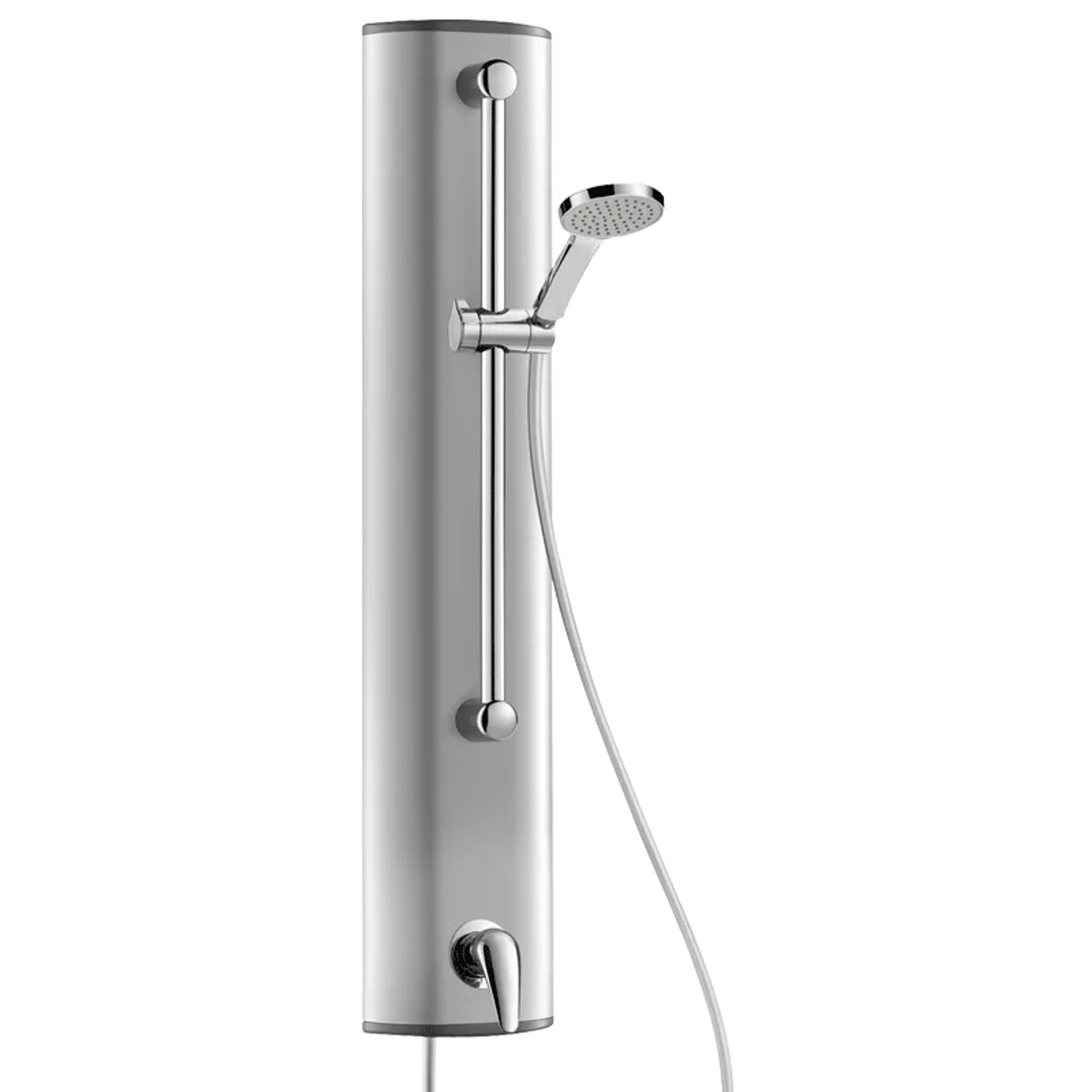 Delabie Duschelement Aluminium mit Einhebelmischer und Handbrause