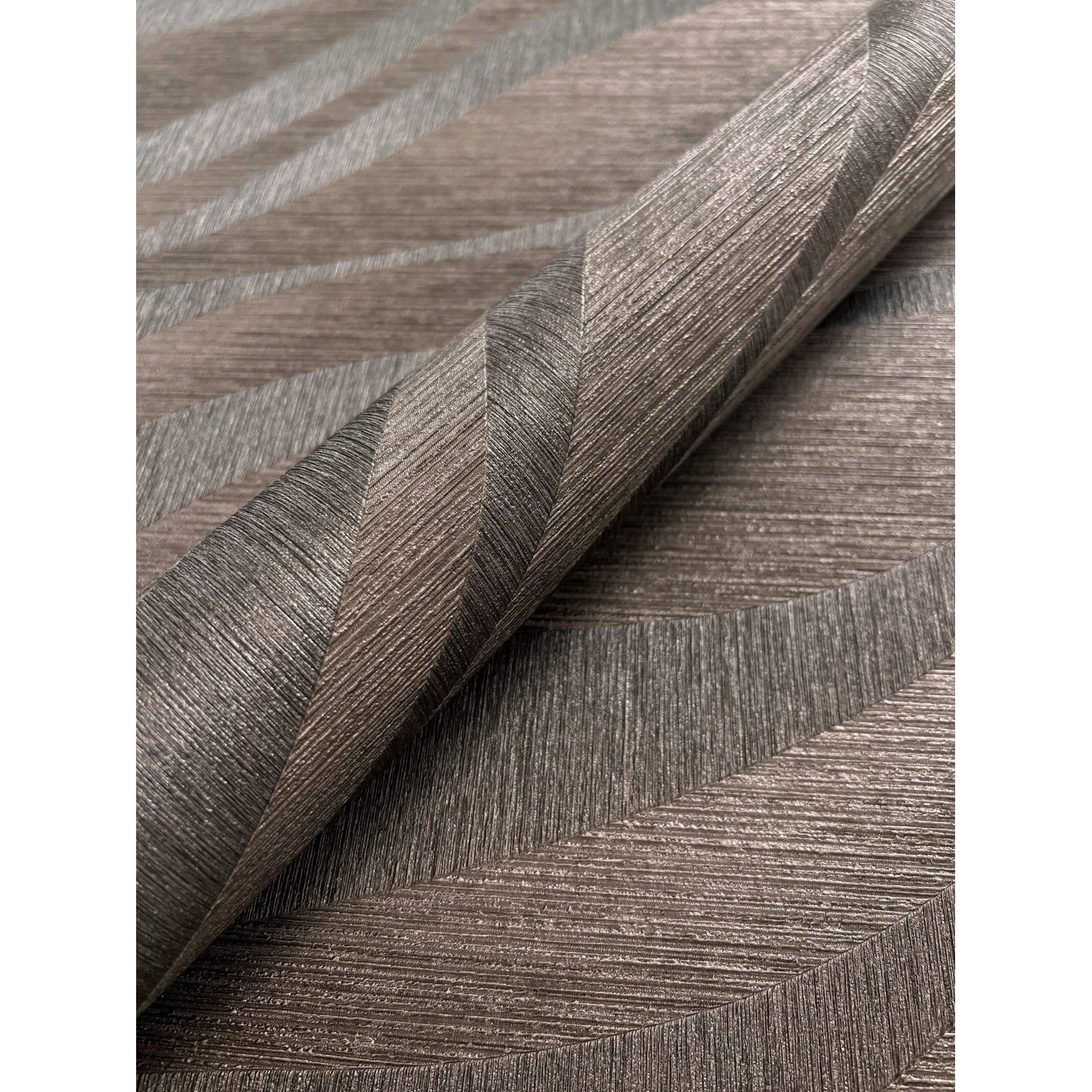 Newroom Vliestapete Sirius Brown Wellen Glamour FSC® günstig online kaufen