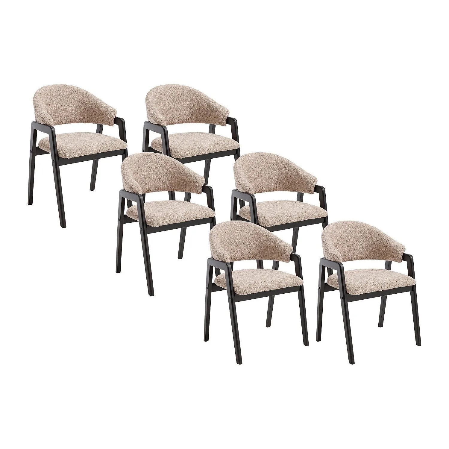 Vente-unique Stuhl Soluna Taupe 56 cm