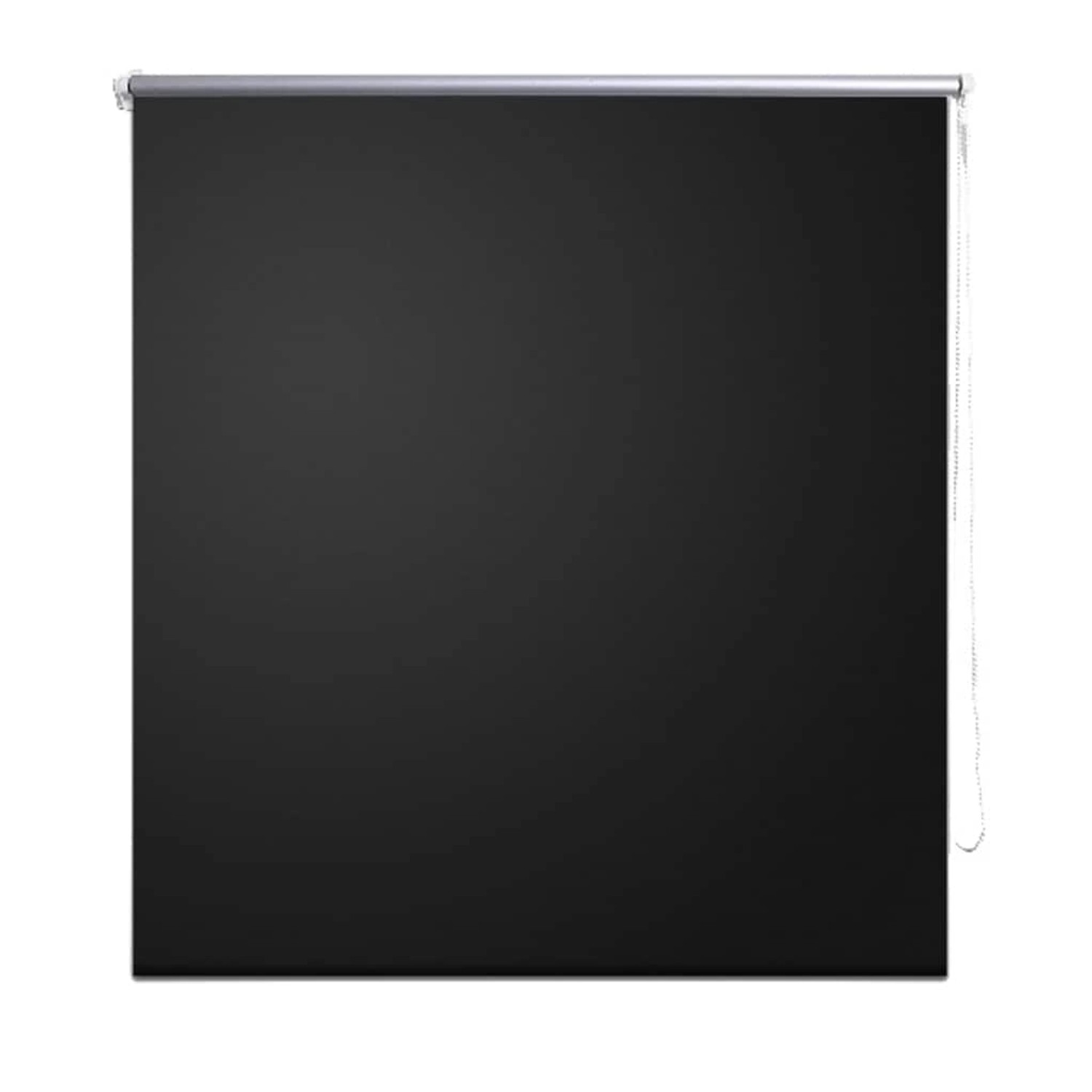 vidaXL Verdunkelungsrollo 160 x 175 cm Schwarz