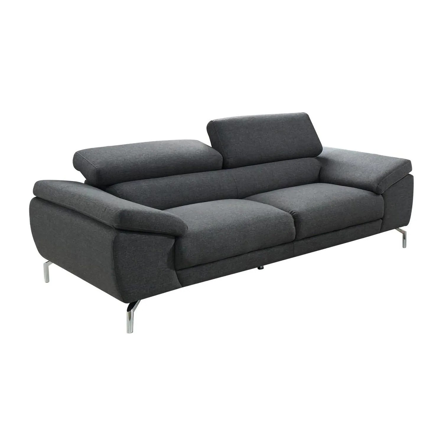 Vente-unique Sofa Ohne Schlafmöglichkeit Gretel Grau 216 cm