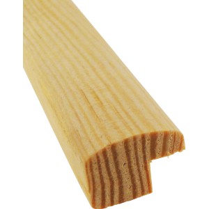 Bilderleiste aus Kiefernholz, 22x17mm, 2400mm Länge, ideal zum einfachen Austauschen von Bildern.