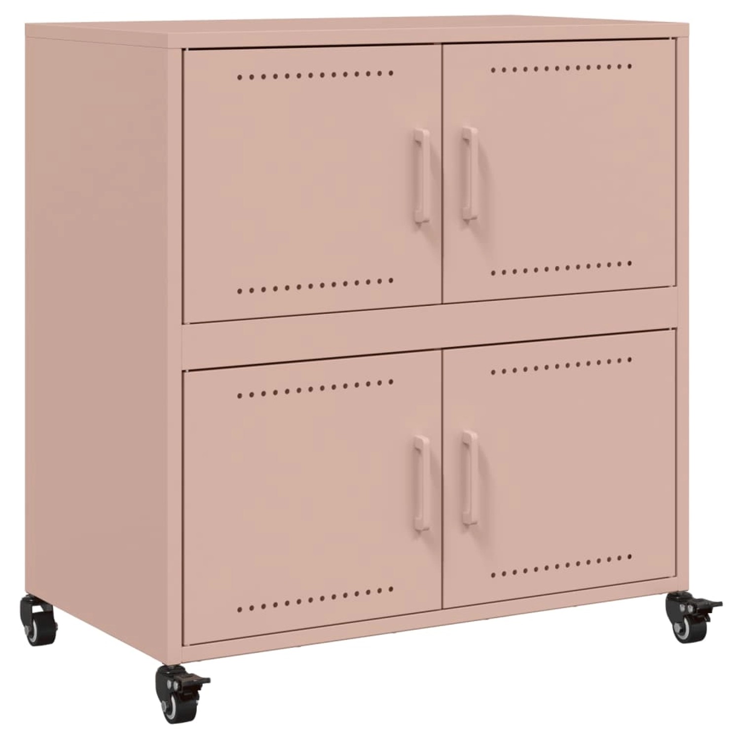 vidaXL Sideboard Rosa 68,5x39x72 cm Stahl 846651 günstig online kaufen