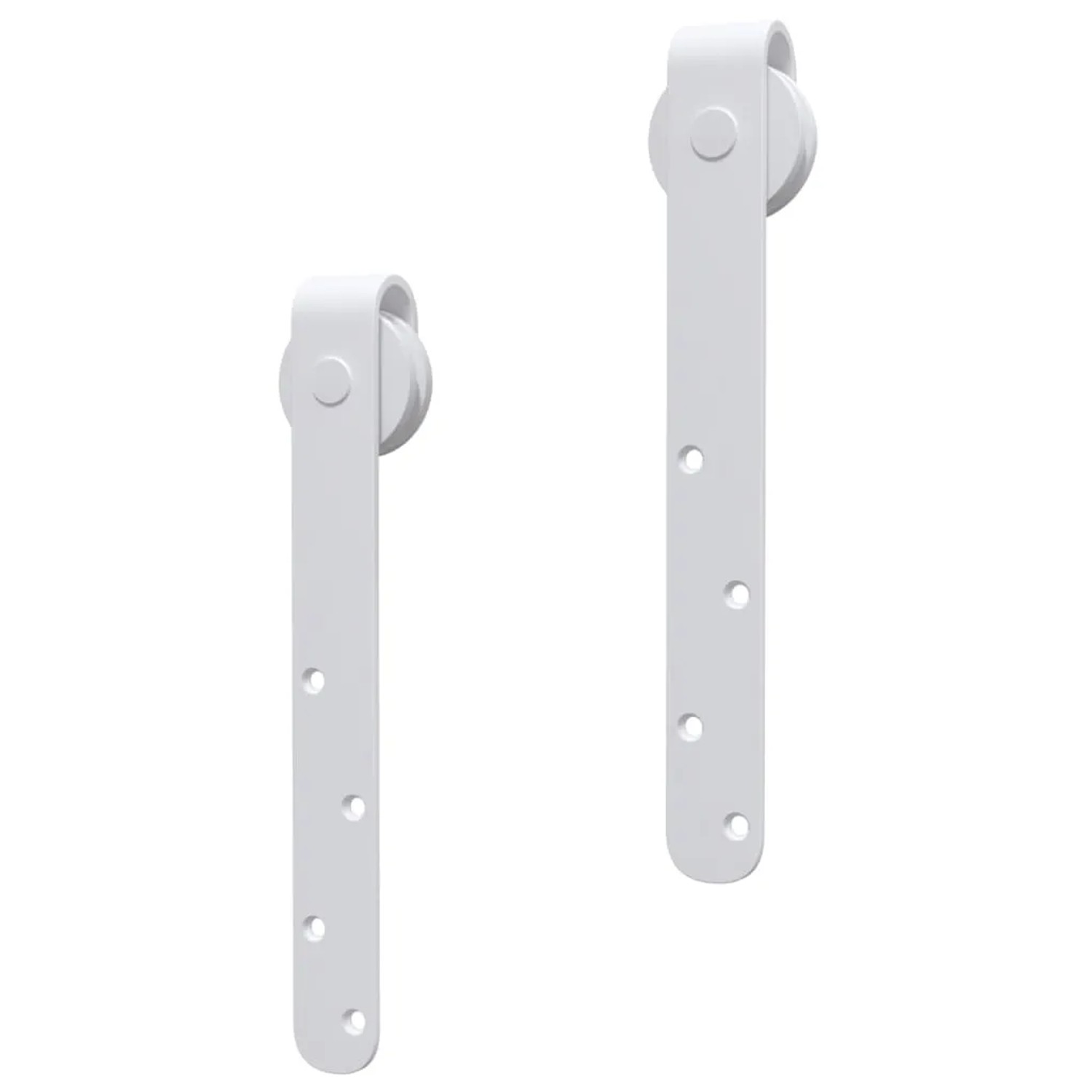 vidaXL Mini Schiebetürbeschlag Set für Schranktüren Carbonstahl 122 cm 151693_5