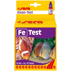Sera Aquarium Wassertester Fe-Test (Eisen) zur Bestimmung des Eisengehalts im Aquarium.