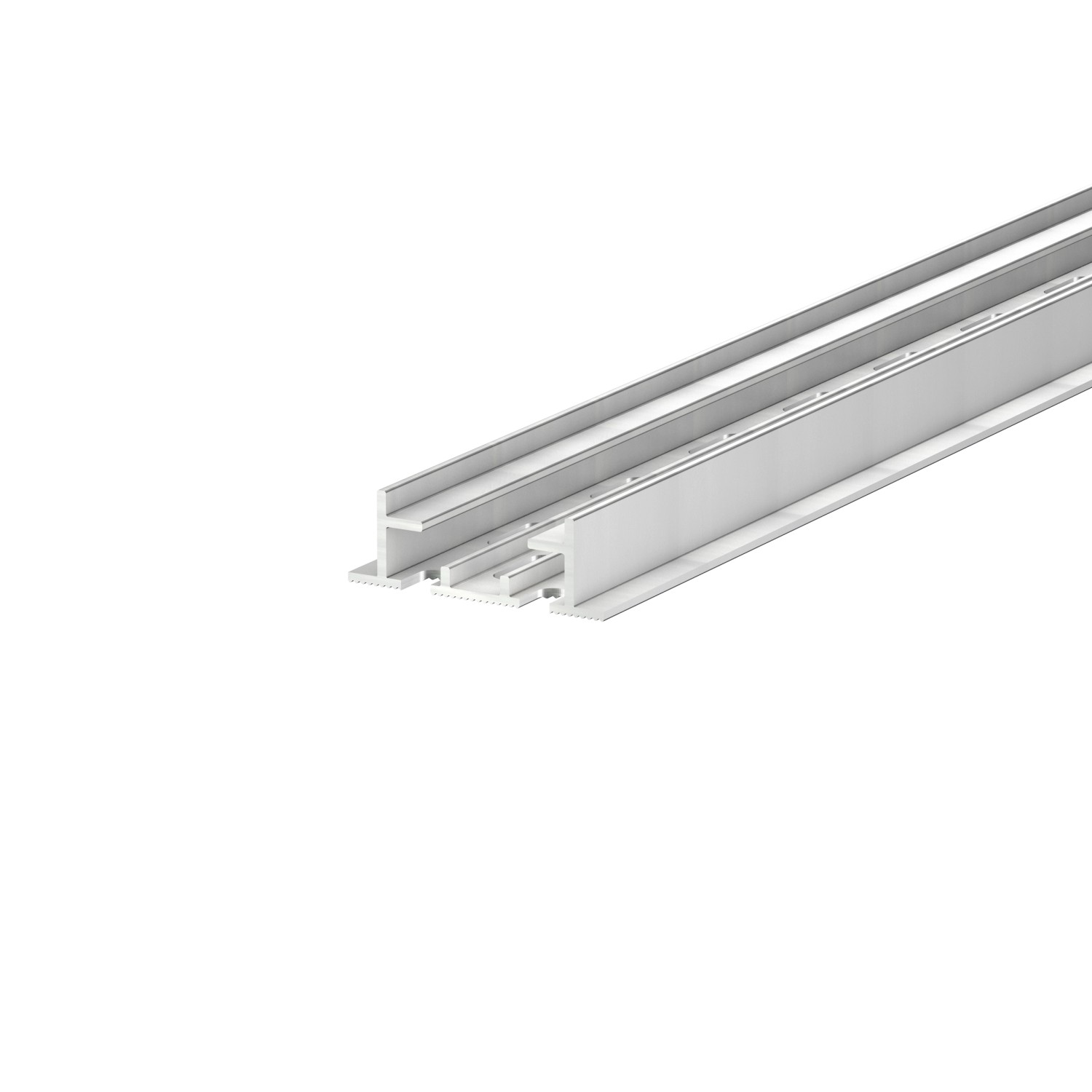 GS Terrassen Unterrinne für Rinne Proside 60 mm x 20 mm x 2.000 mm Alu Blank