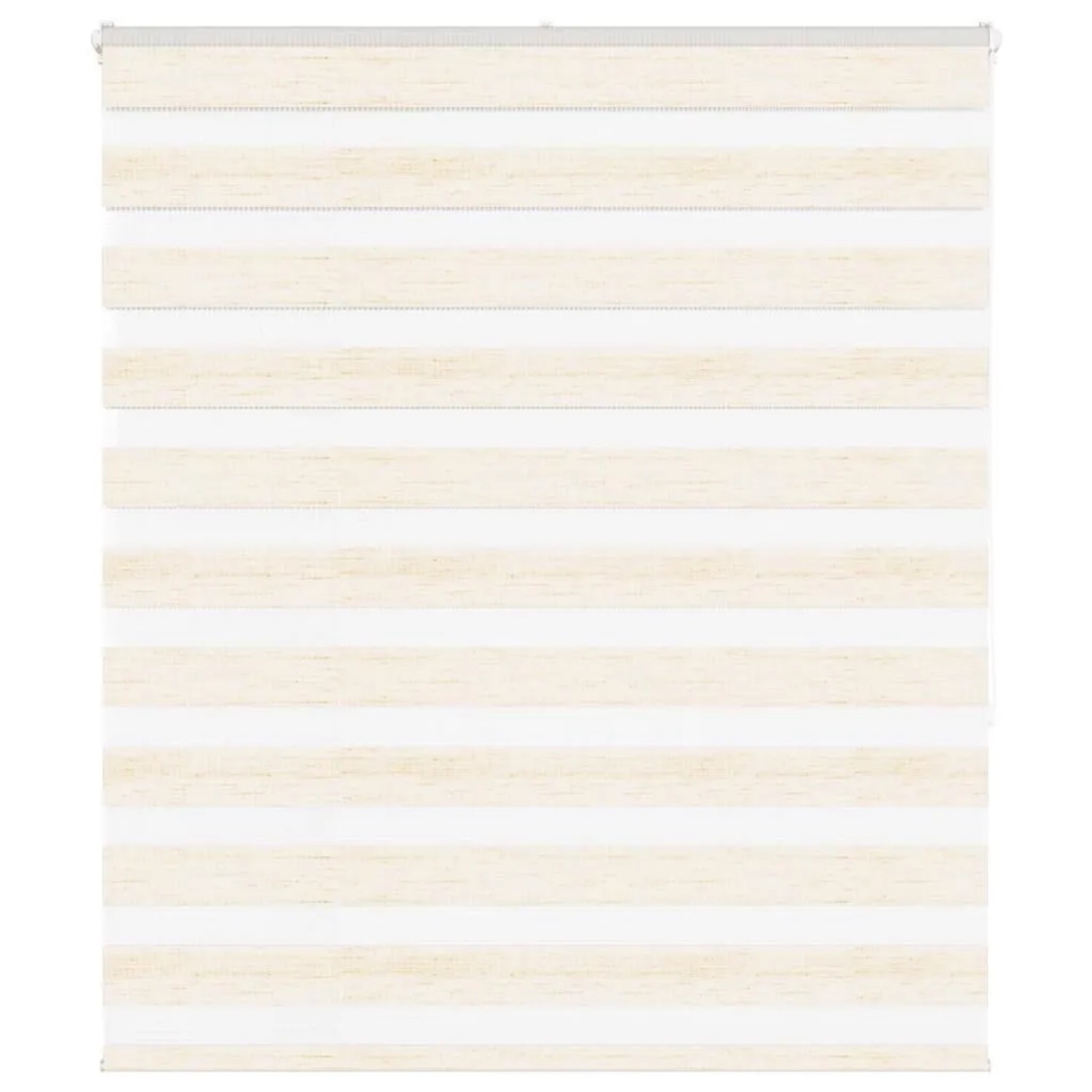 vidaXL Doppelrollo Marmorbeige 125x150cm Stoffbreite 120,9 cm Polyester 4014656