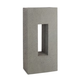 Pflanzwerk Hochbeet Pflanzkübel Vista Premium Frostbeständig Lava 92 cm Grau