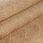 Detailansicht des beigen Ayyildiz Outdoor-Teppichs Dhaka mit Fischgrätmuster.
