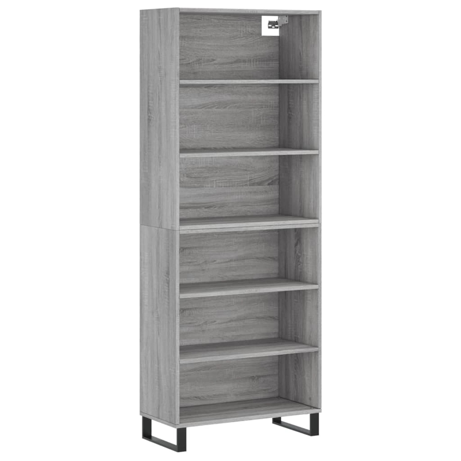 vidaXL Highboard Grau Sonoma 69,5x32,5x180 cm Holzwerkstoff 3189603 günstig online kaufen