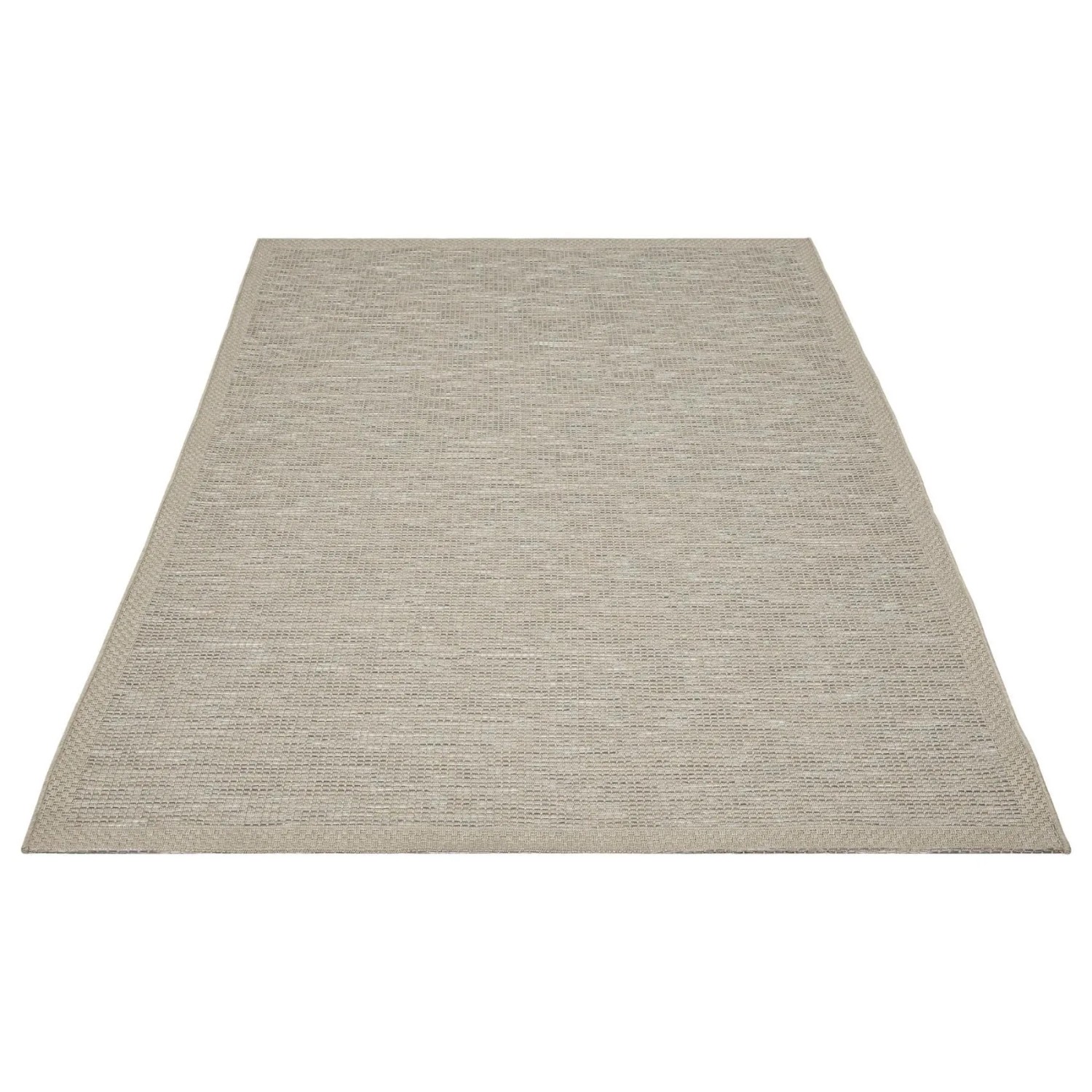 Floornovo Indoor & Outdoor Teppich Nr. 94 Grau Gemustert 160 x 120 cm günstig online kaufen