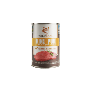 Wildfang Nassfutter Rind Pur BARF Qualität 400 g