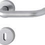 CMI Rosettengarnitur U-Form, Edelstahl matt, für Türstärken 38-42mm.