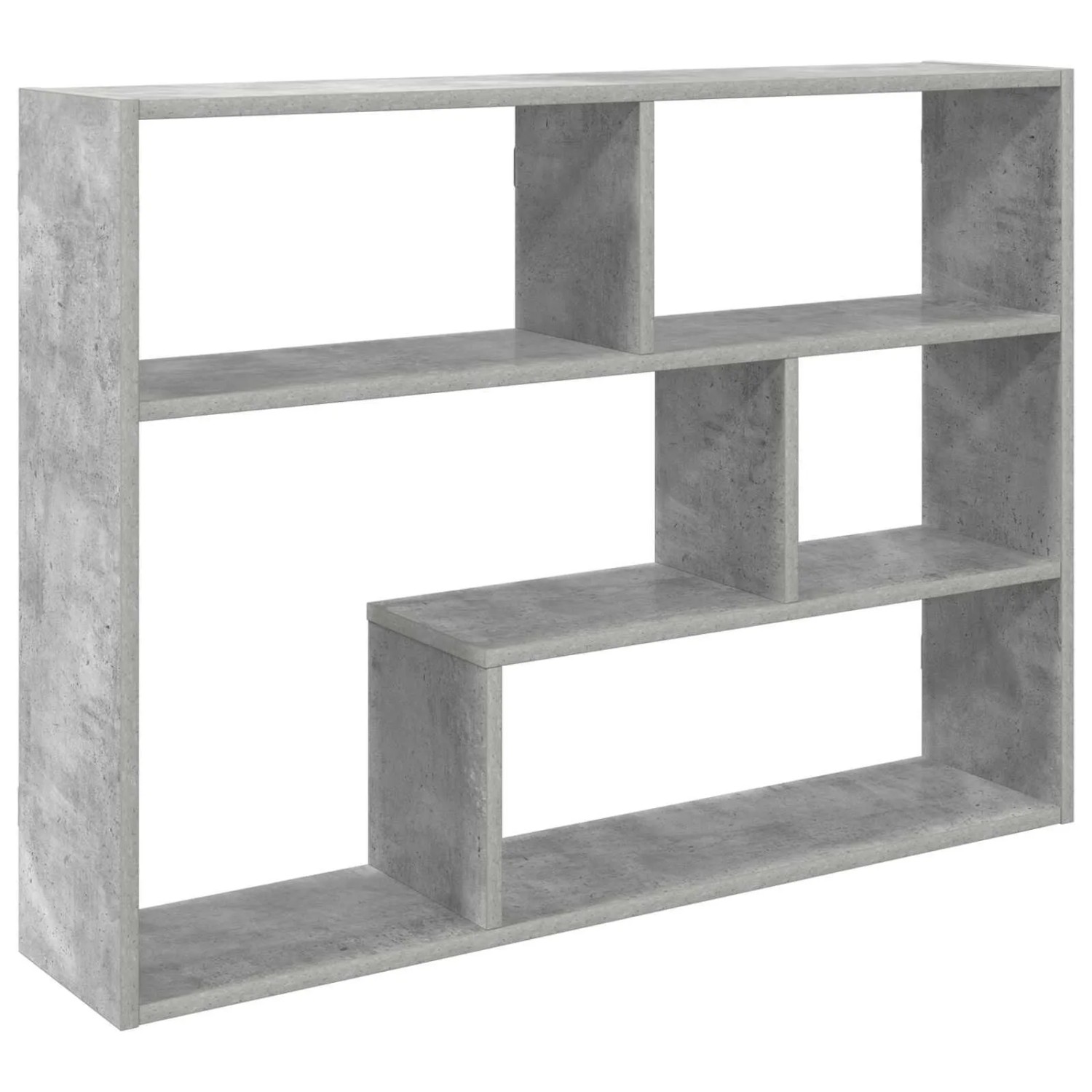 vidaXL Wandregal Wandhalterung Betongrau 95 x 20 x 69,5 cm 8012143