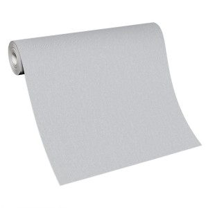 Graue Erismann Vliestapete Martinique Colour Passion mit feiner Textilstruktur.