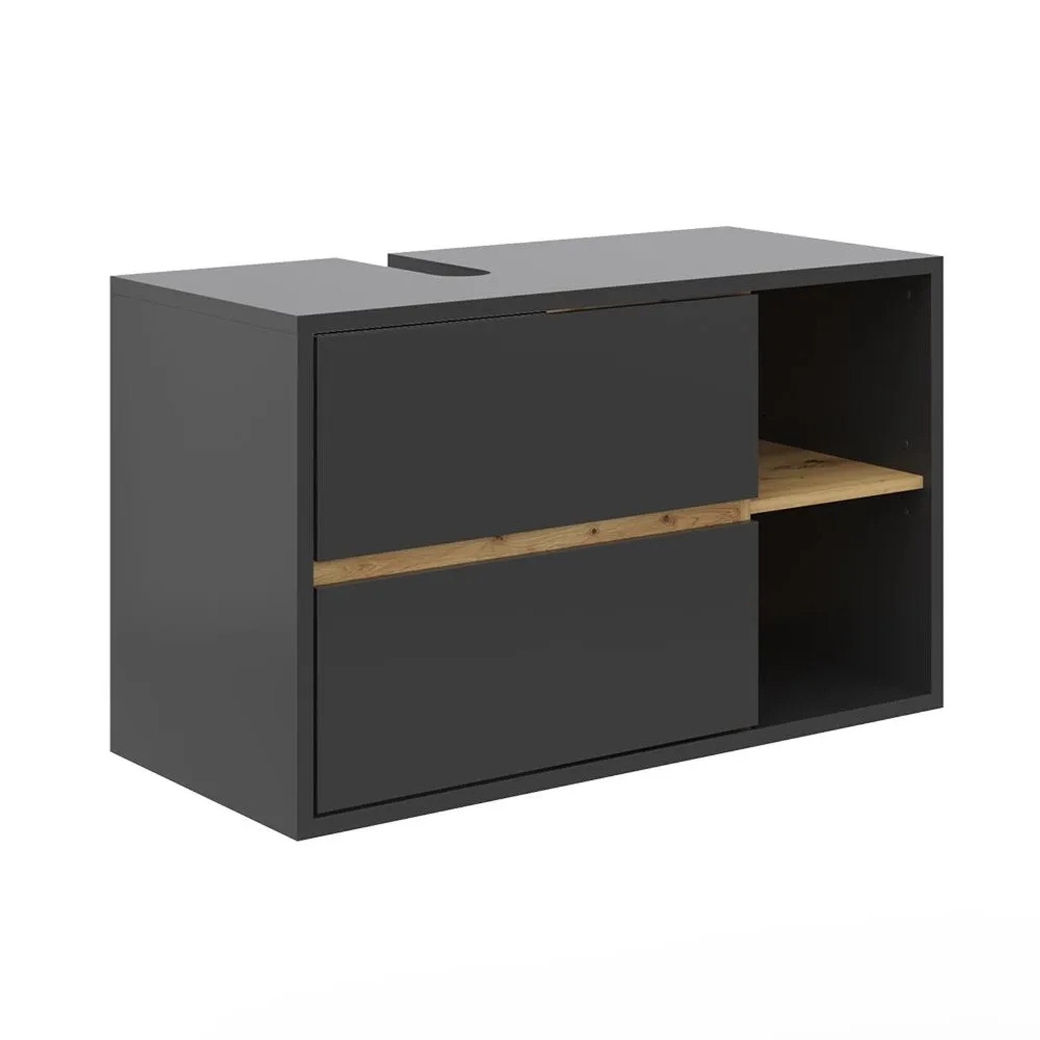 Vicco Waschbeckenunterschrank Viola Anthrazit 100 x 60