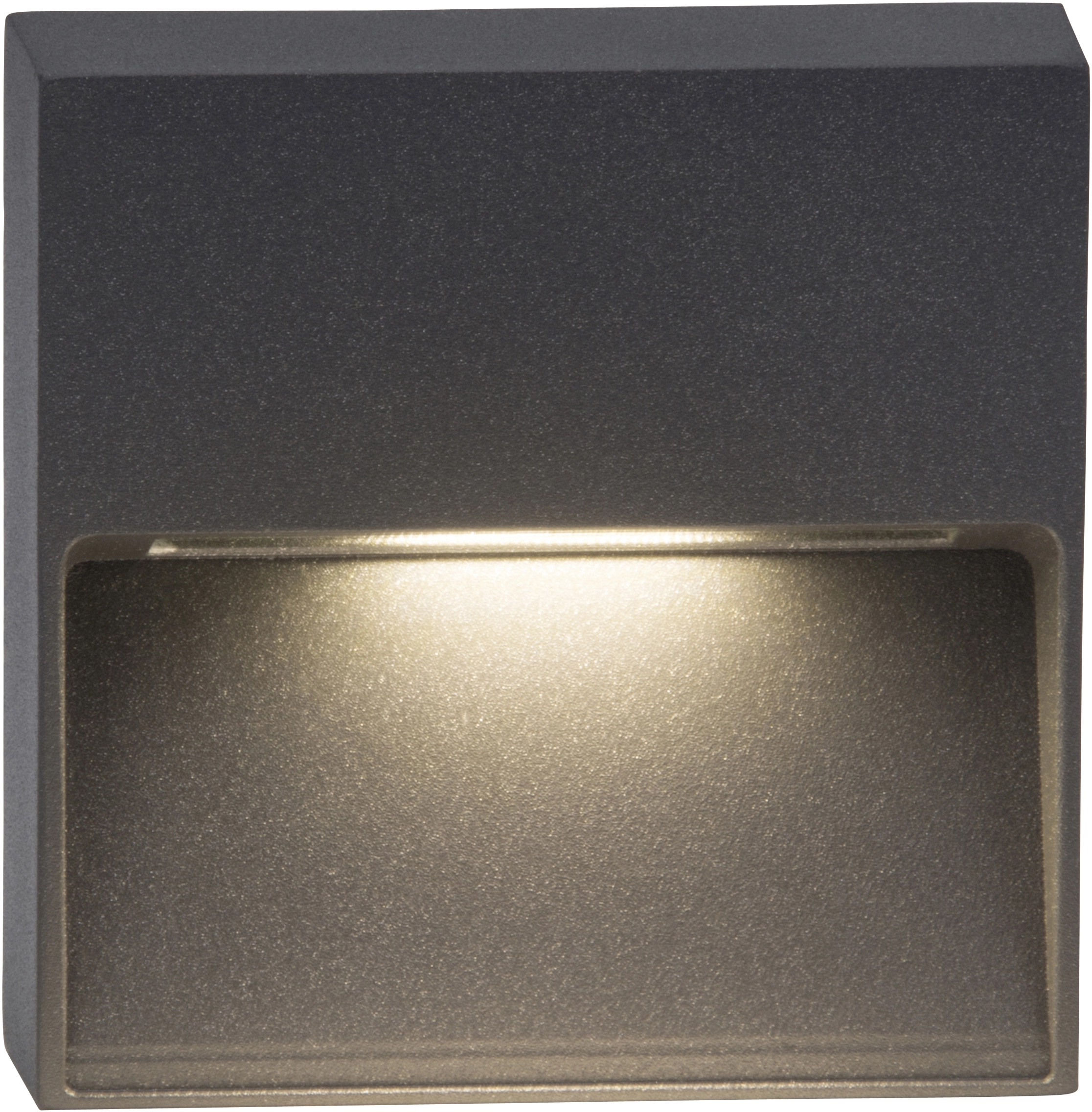Front AEG Quadrat LED-Wandleuchte