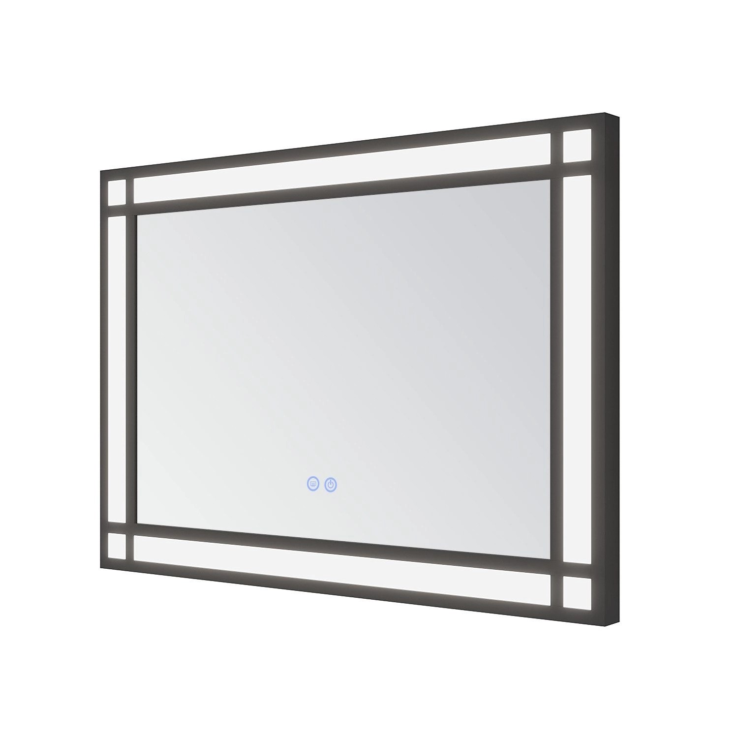 Aquabatos LED Badspiegel mit Spiegelheizung 70 x 50 cm Badezimmerspiegel mi günstig online kaufen