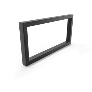 HEVVA Waschtischhalterung RHEIN 20 cm Hoch 40 cm Tief 1 Halter Schwarz