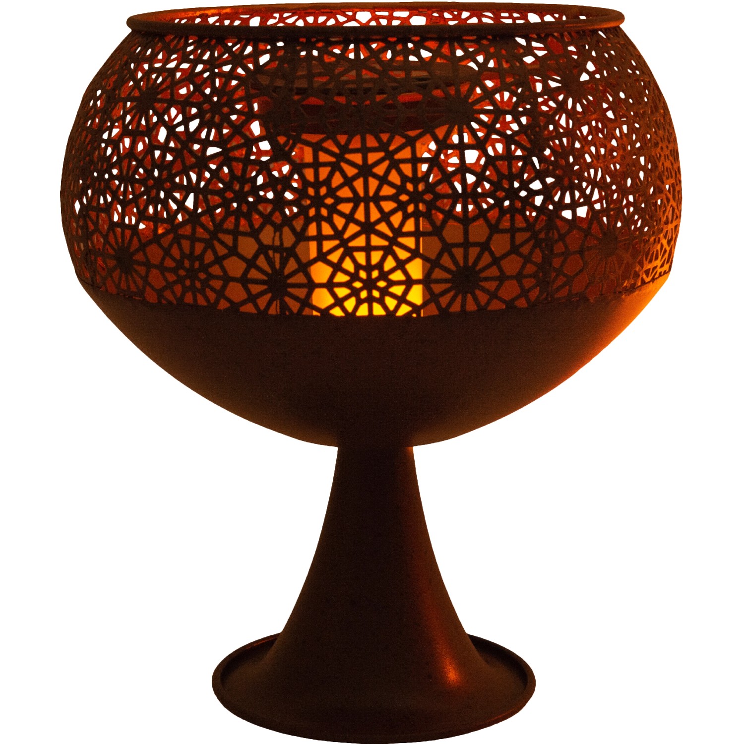 Näve LED-Solarleuchte mit Flammeneffekt, Deko-Leuchte für Garten und Terrasse.