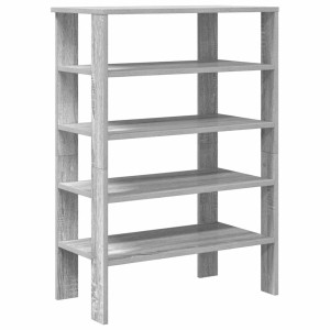 vidaXL Schuhregal Grau Sonoma 61x32x87,5 cm Holzwerkstoff 859856