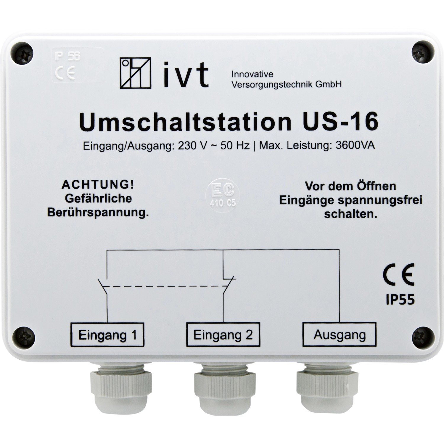 Umschaltstation IVT US-16 AC 16 A 230 V