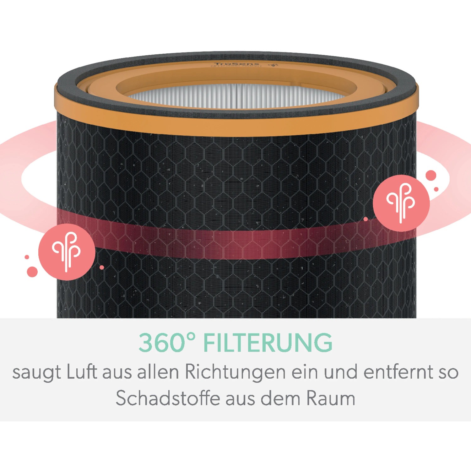 Leitz Spezialfilter für TruSens Z-3000 Luftreiniger, zur Reduzierung von Gerüchen und VOCs.