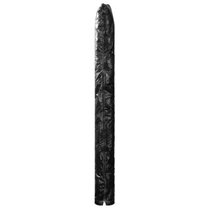 Schwarze vidaXL Schutzhülle für Sonnenschirme, 200cm hoch, aus PE mit Reißverschluss.