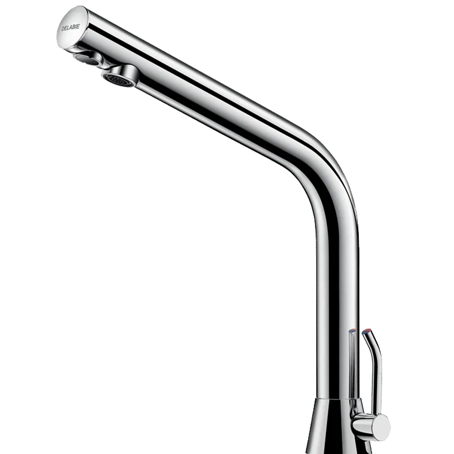 Delabie BINOPTIC MIX G3/8B Waschtisch-Mischbatterie 6V, Auslauf H250mm