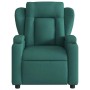 vidaXL Massage-Relaxsessel Dunkelgrüner Stoff 3206003_7