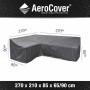 Aerocover Schutzhülle für Ecklounge links, 210x270cm, anthrazit. Atmungsaktive Abdeckung für Gartenmöbel.