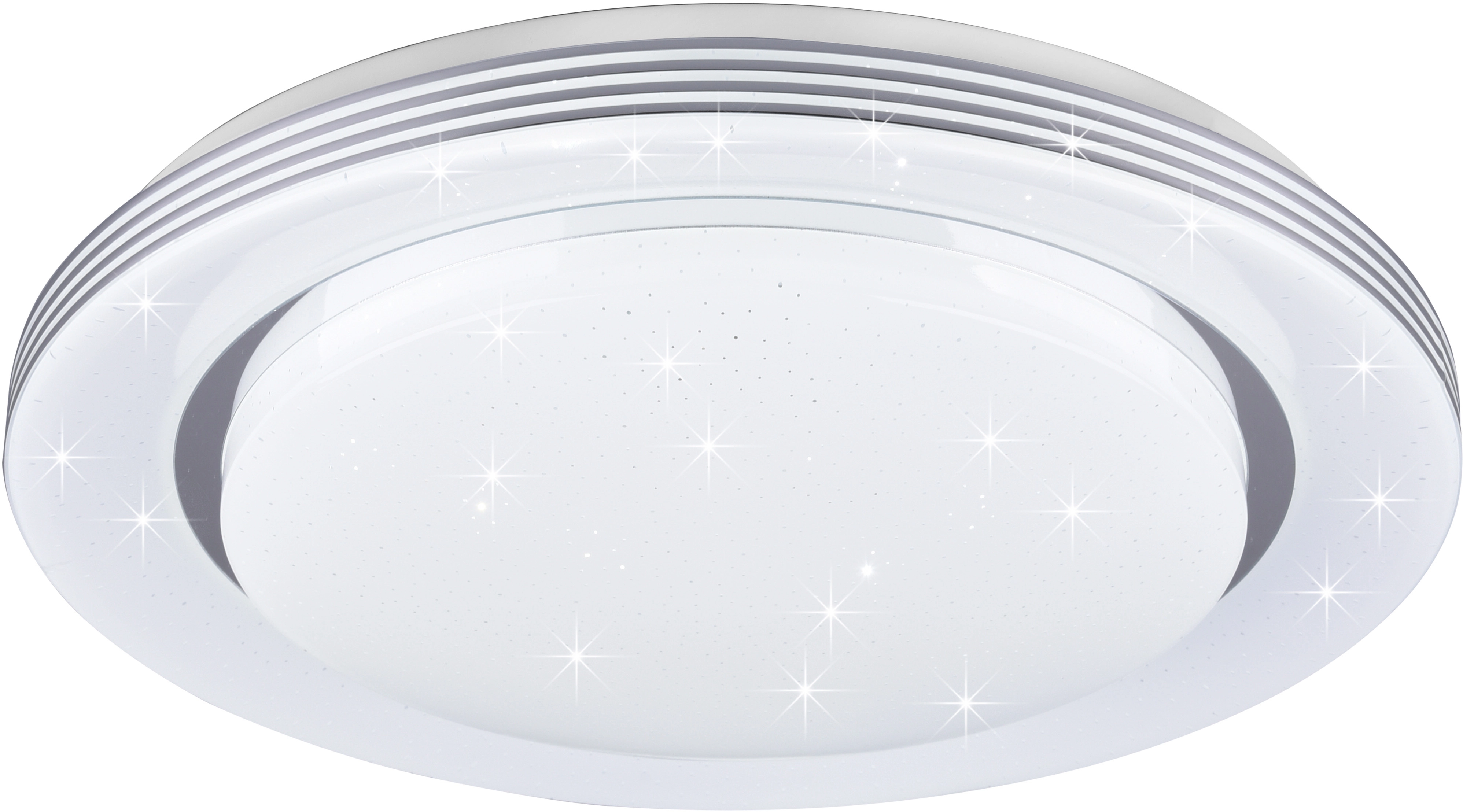 LED-Deckenleuchte Sternenhimmel Atria Ø 58 cm Weiß kaufen bei OBI
