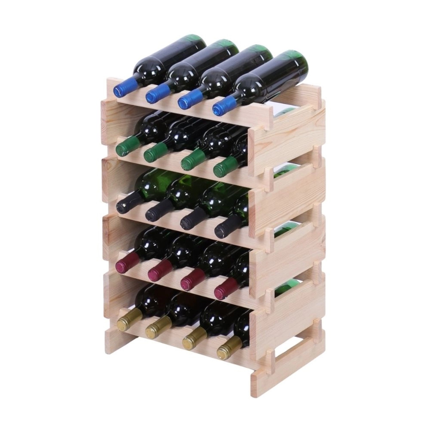 PROREGAL Weinregal VINOTECA FLEX PRO HxBxT 65x46x28cm 20 Flaschen Auf 5 Ebe günstig online kaufen