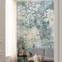 Komar Vliesfototapete Foret Enchantée (200x250cm) mit Waldmotiv im Wohnraum.