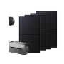 Anker Solix Balkonkraftwerk-Set mit Solarbank, 4 Paneelen und Smart Meter für Eigenstrom.