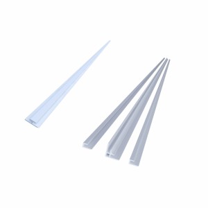 Duschparadies Dekowand Duschrückwand Zubehör Montage Aluminium Profile Montagezubehör 210cm Weiß Profil ECKx1 Ux2 Hx1